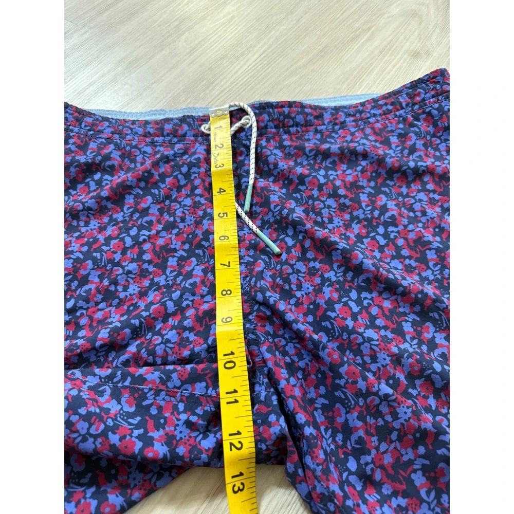 Bonobos Mens Floral Swim Trunks Purple Red 7 Inch Inseam BSM10930N Medium
